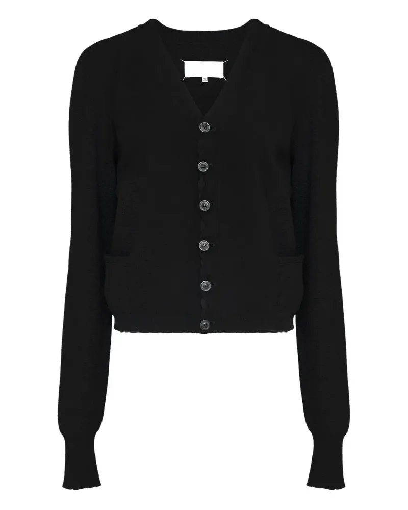 Maison Margiela Klassischer Cardigan - Schwarz Schwarz