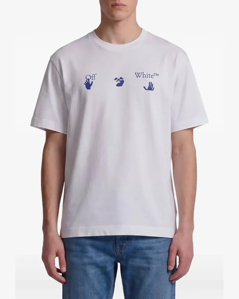 OFF-WHITE Arrows-print logo-print T-shirt - Weiß Weiß