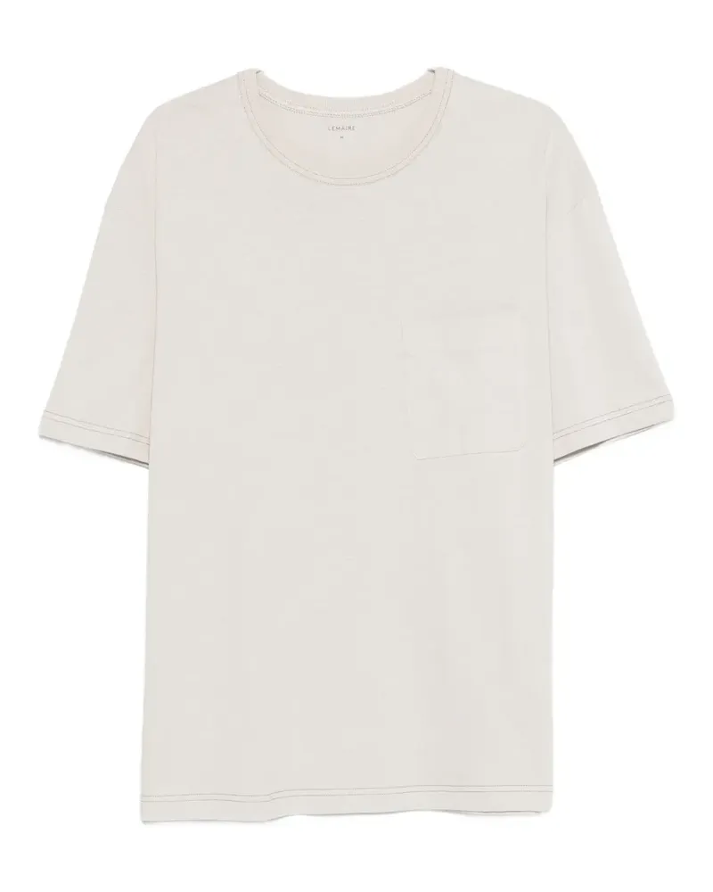 Christophe Lemaire pocket T-shirt - Grau Grau