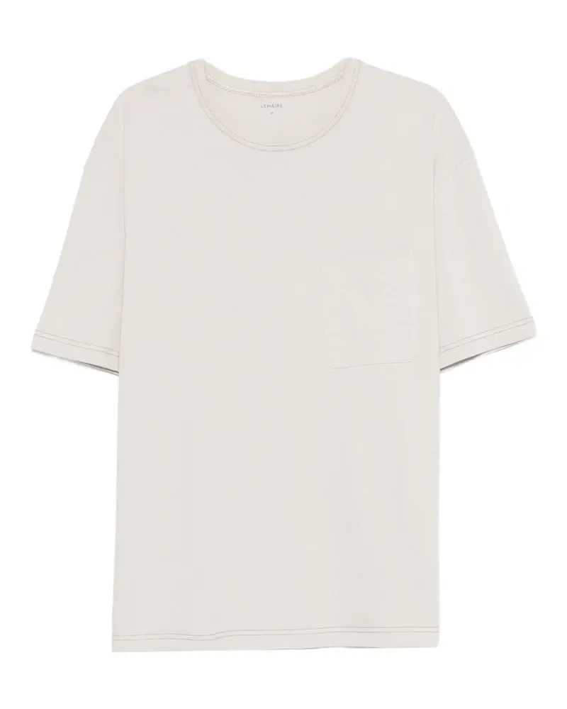 Christophe Lemaire T-Shirt mit Tasche - Grau Grau
