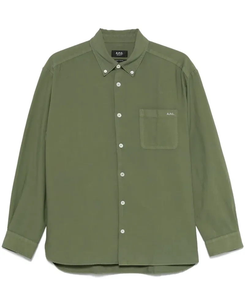 A.P.C. Mateo Hemd - Grün Grün