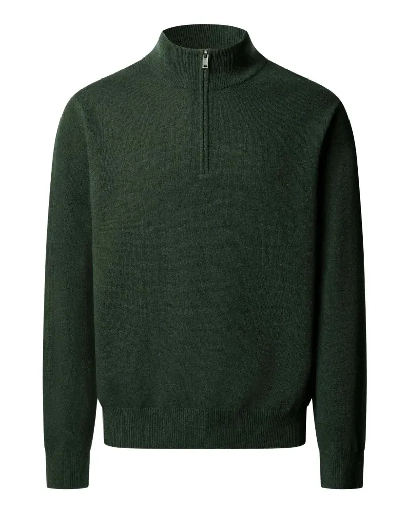 Hackett Pullover mit Ellenbogen-Patch - Grün Grün