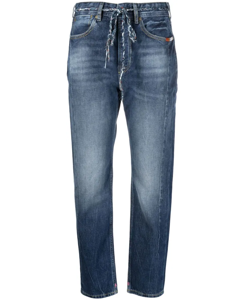 Scotch&Soda Cropped-Jeans aus Bio-Baumwolle Blau