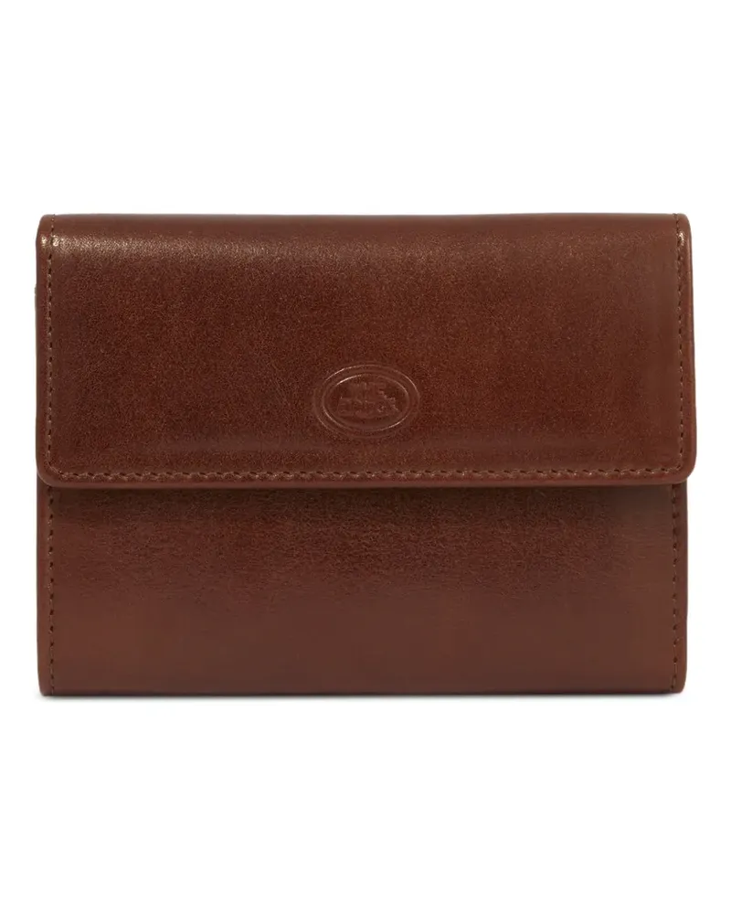 The Bridge logo-embossed leather wallet - Braun Braun