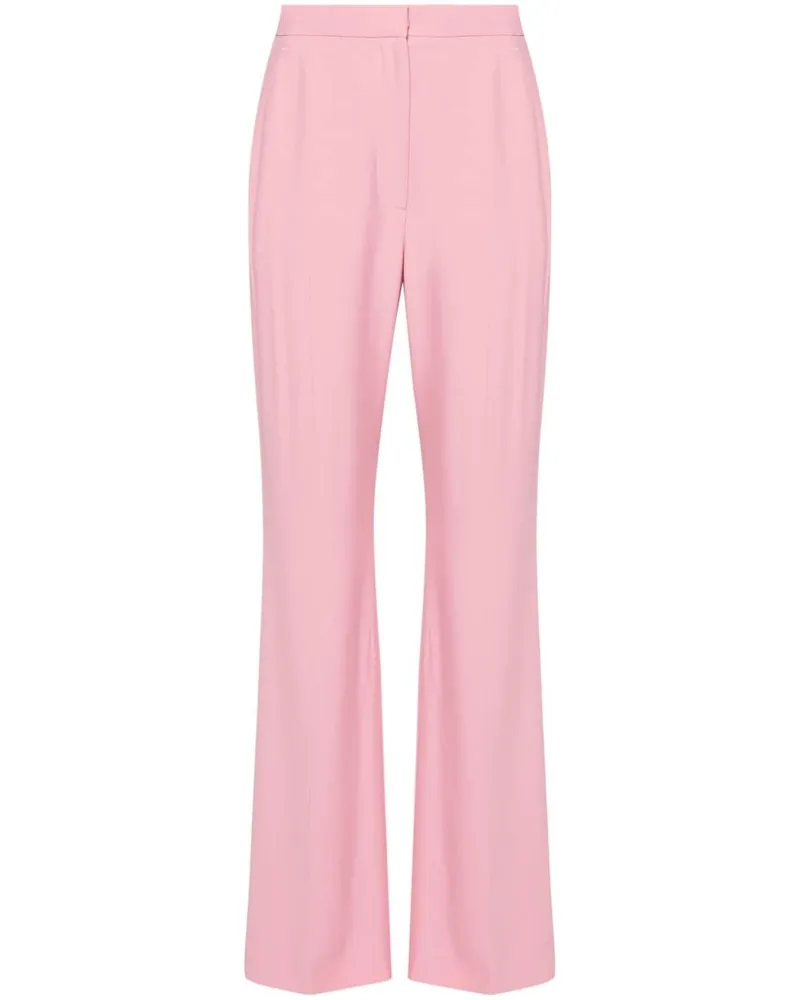 Alexander McQueen Schlaghose aus Wolle - Rosa Rosa