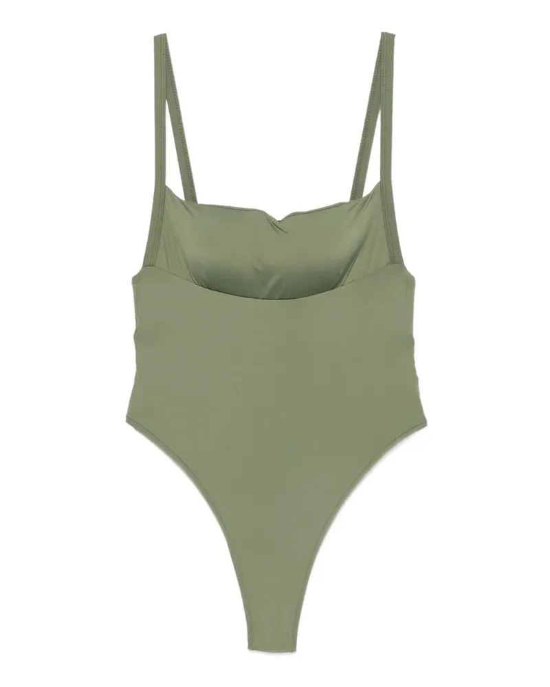 Osklen sweetheart-neck high-leg swimsuit - Grün Grün