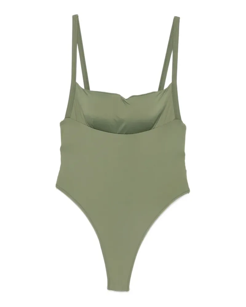 Osklen sweetheart-neck high-leg swimsuit - Grün Grün