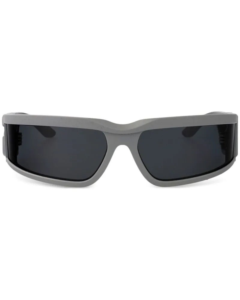 Dolce & Gabbana Sonnenbrille mit DG-Prägung - Grau Grau