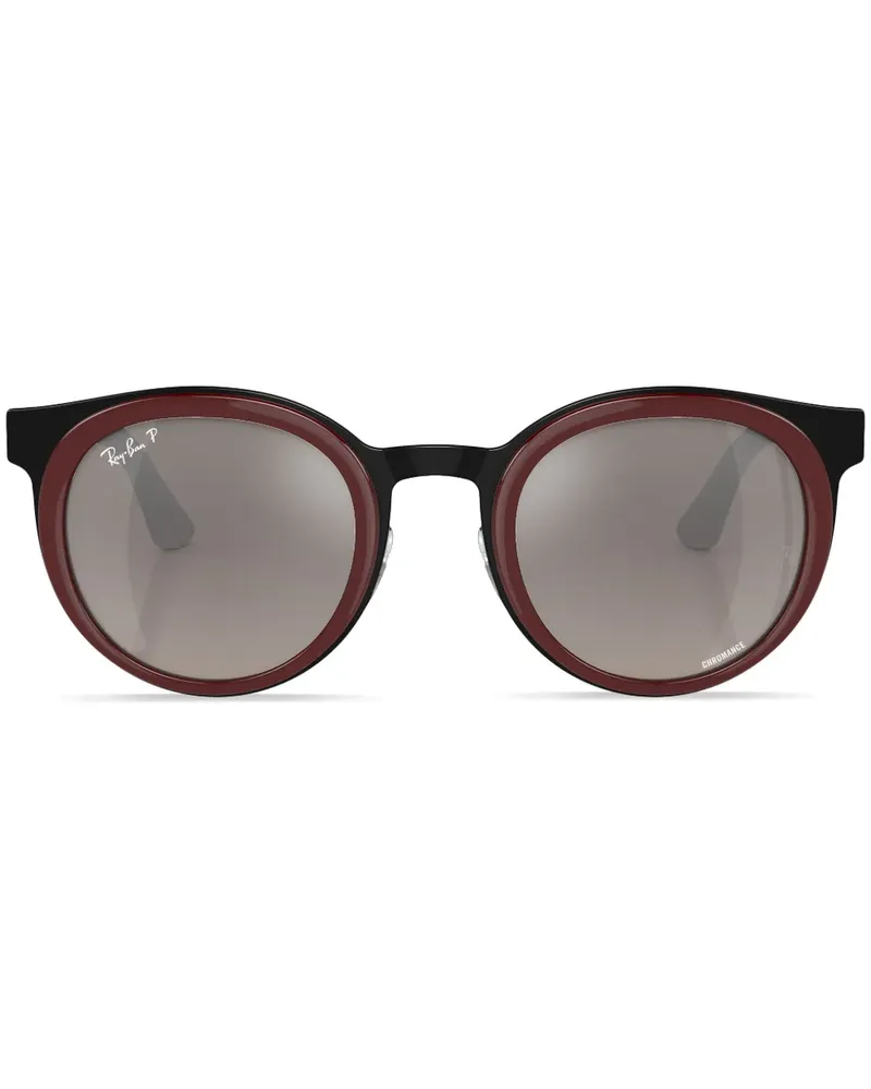 Ray Ban Bonnie Sonnenbrille mit rundem Gestell - Schwarz Schwarz