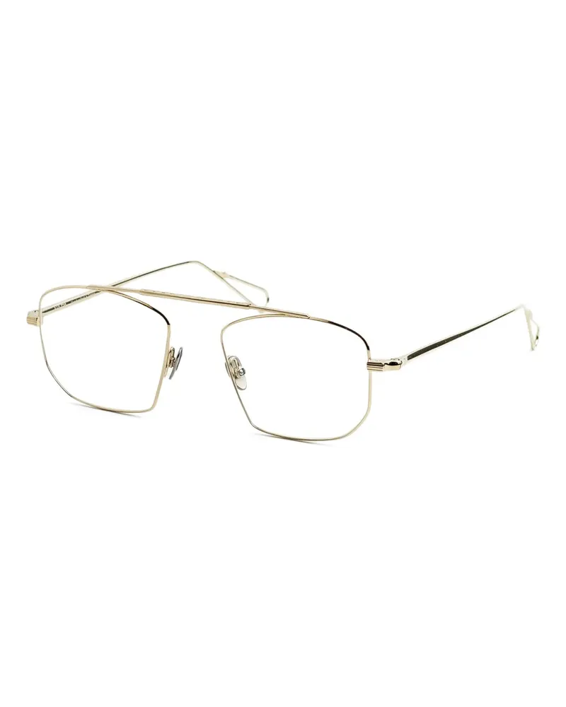 AHLEM Brille mit eckigem Gestell - Gold Gold