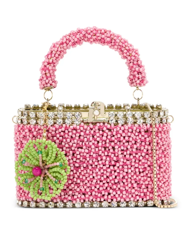 Rosantica Pocket Codette Mini-Tasche mit Perlen Rosa