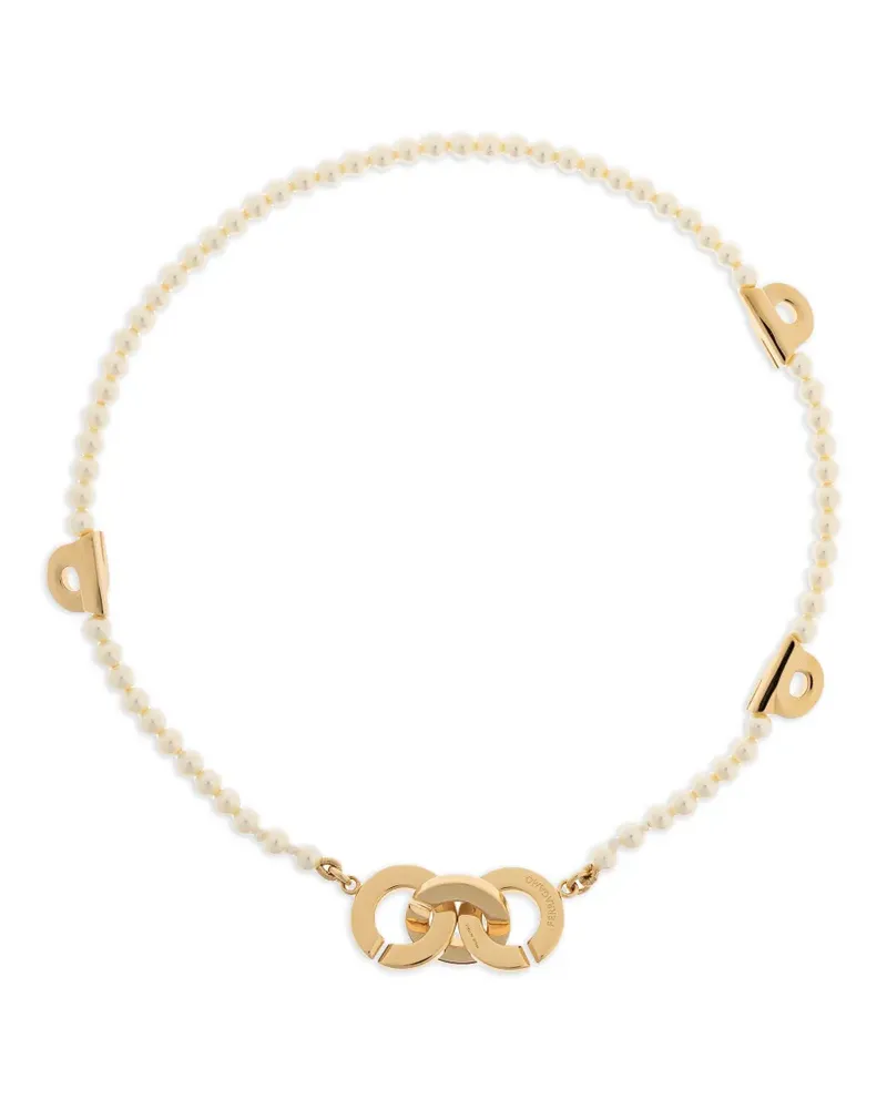 Ferragamo Gancini-detail necklace - Gold Gold