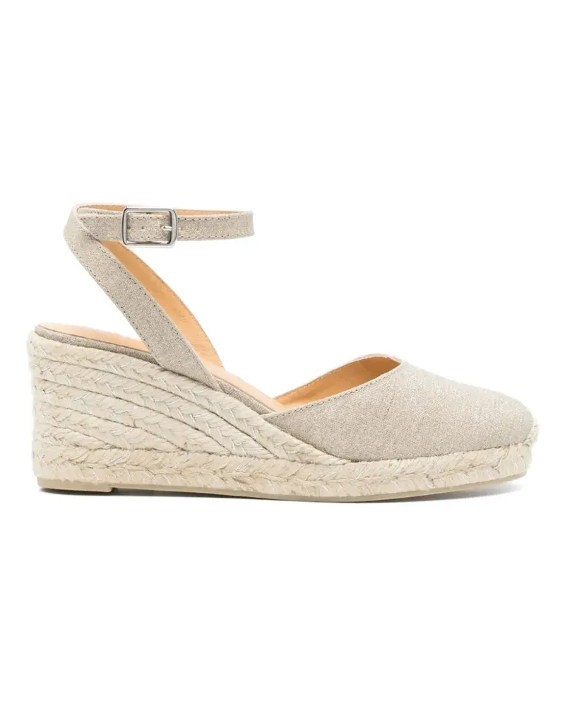 Castañer Cybil wedge-heel espadrilles - Nude Nude