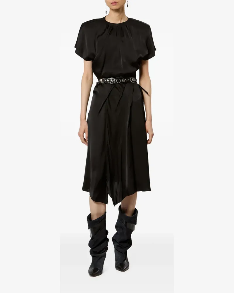 Isabel Marant Namsha Kleid - Schwarz Schwarz