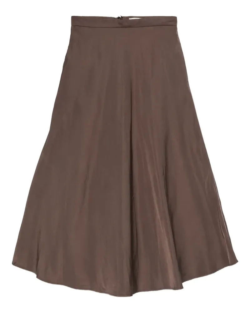 Dorothee Schumacher Midirock mit hohem Bund - Braun Braun
