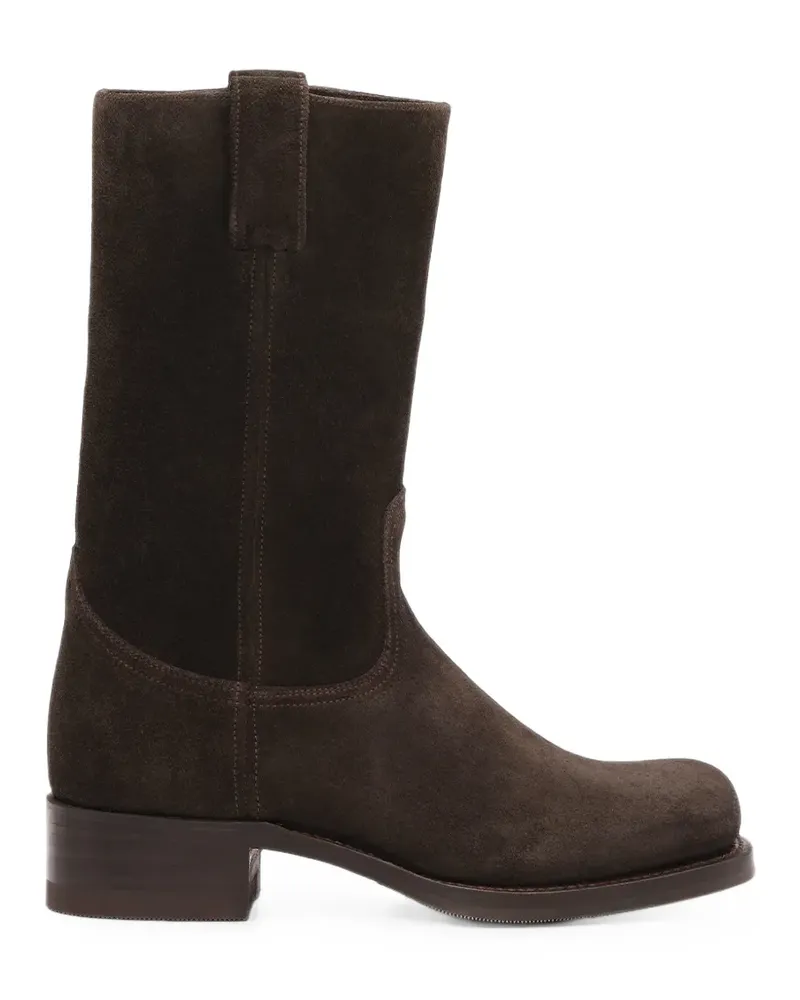 NOTABENE Achilles Stiefel aus Wildleder - Braun Braun