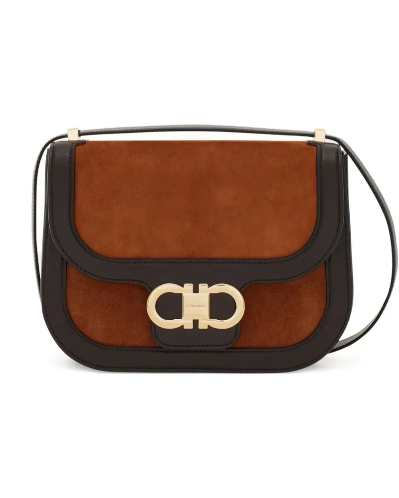 Ferragamo double-gancini cross body bag - Braun Braun