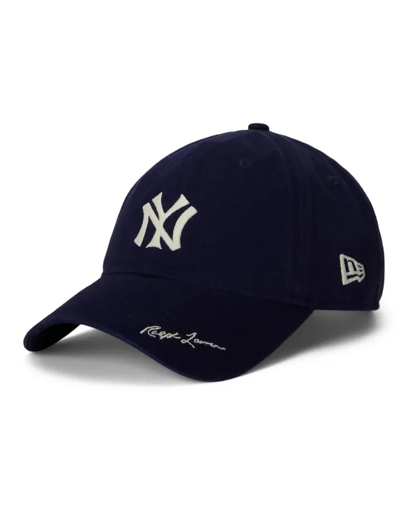 Ralph Lauren x New Era logo-detail baseball cap - Blau Blau