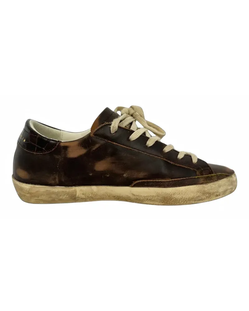Golden Goose Super-Star leather sneakers - Braun Braun