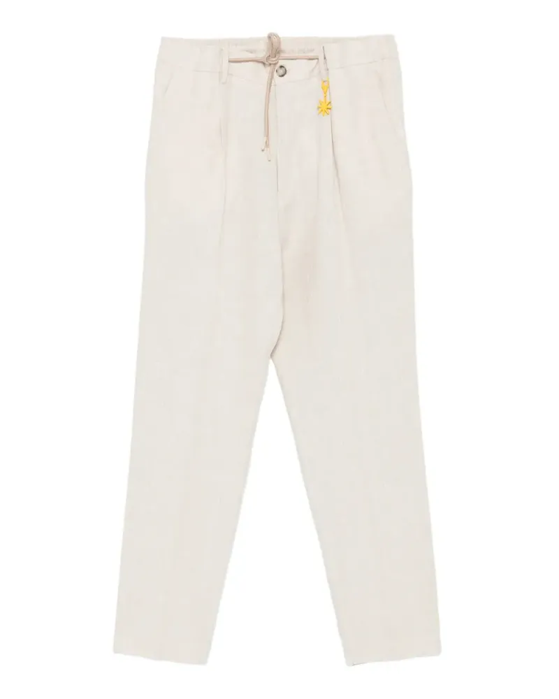 Manuel Ritz Hose mit Kordelzug - Nude Nude