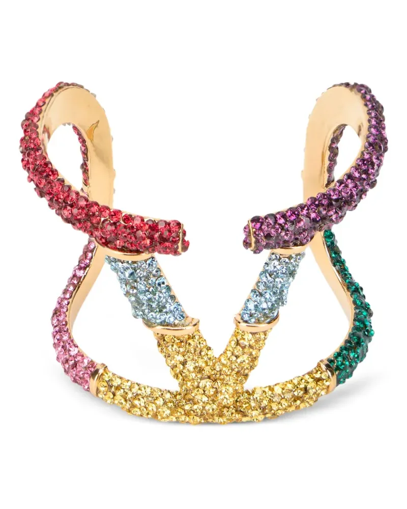 Valentino Garavani VLogo Signature cuff bracelet - Gold Gold
