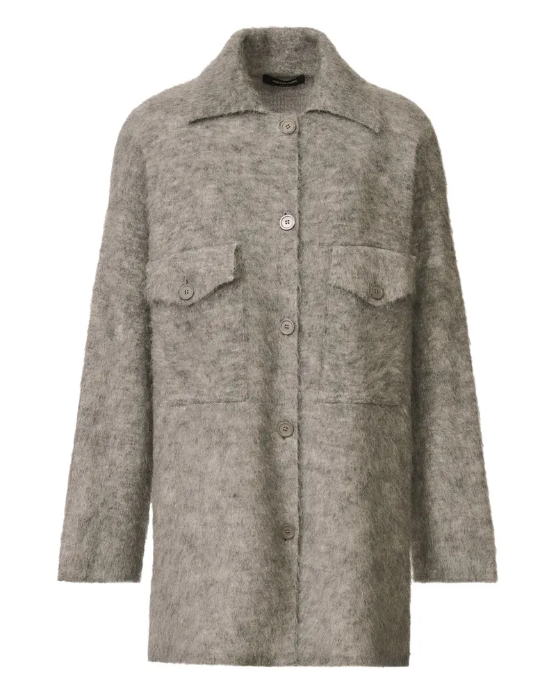Fabiana Filippi buttoned collared cardigan - Grau Grau