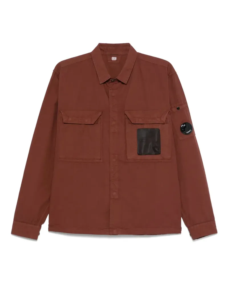 C.P. Company Hemdjacke mit Lens-Detail - Rot Rot