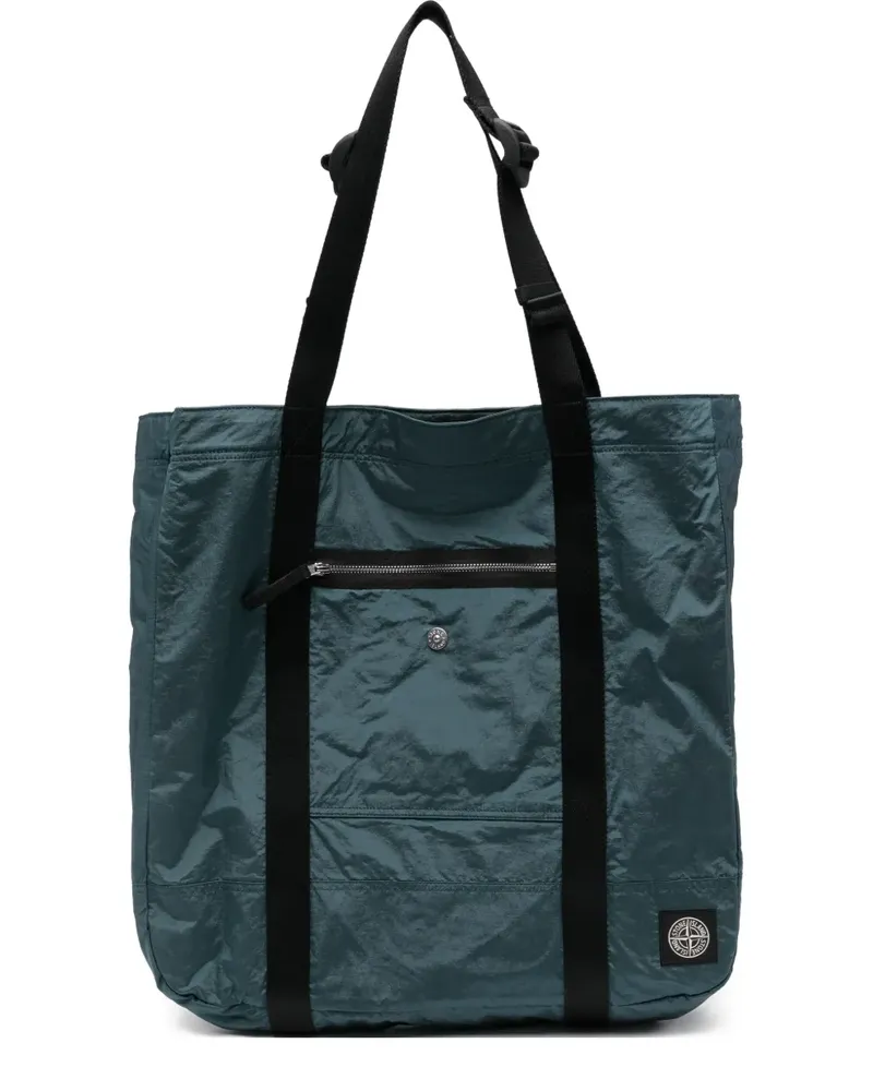 Stone Island Shopper mit Reißverschlusstasche - Grün Grün
