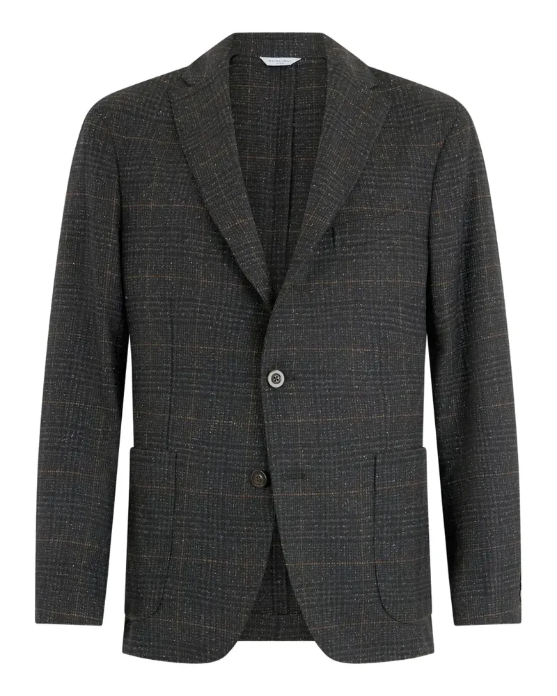 Boglioli check-pattern two-button blazer - Grau Grau