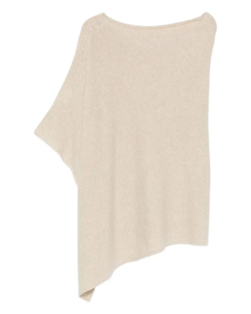 Eric Bompard Poncho mit U-Ausschnitt - Nude Nude