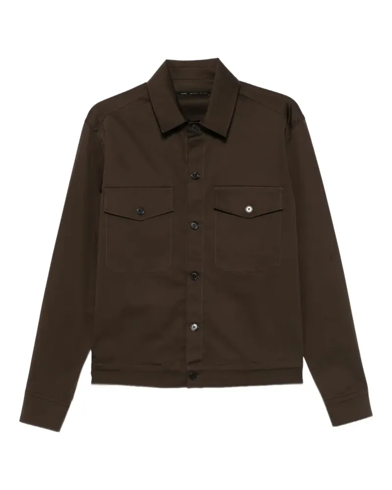 Low Brand button-up pocket-detail shirt - Braun Braun