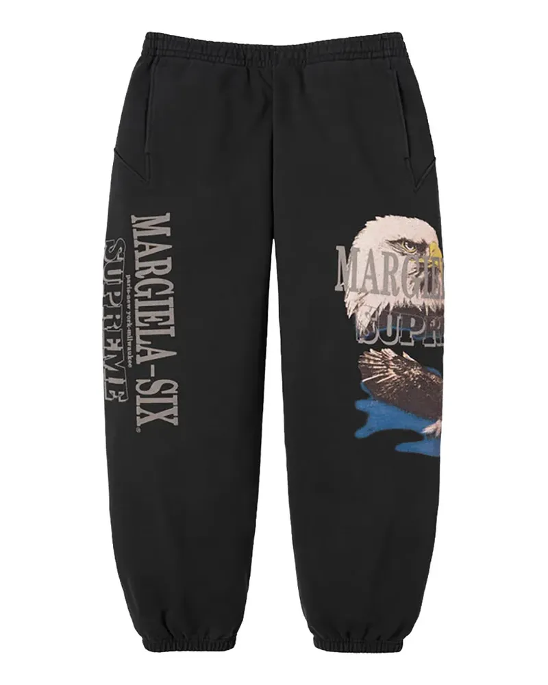Supreme Being printed track pants - Schwarz Schwarz