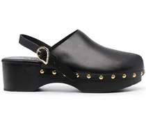 Classic Closed Clogs 70mm - Schwarz