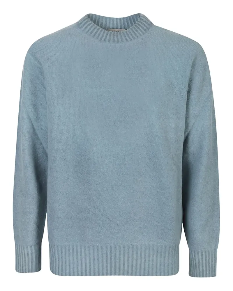 Altea Pullover mit geripptem Saum - Blau Blau