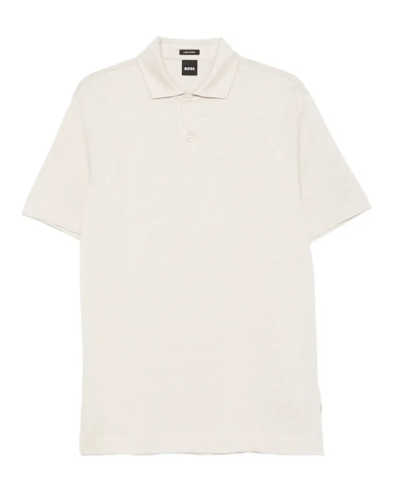 HUGO BOSS buttoned polo shirt - Nude Nude