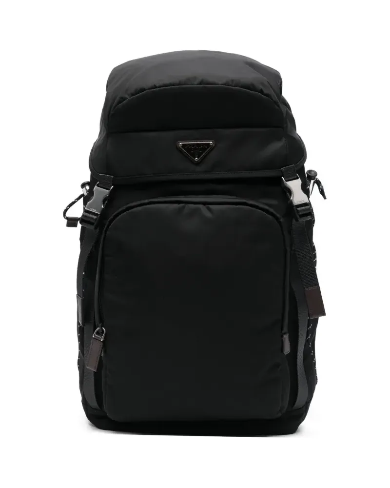 Prada Rucksack mit Kordelzug - Schwarz Schwarz