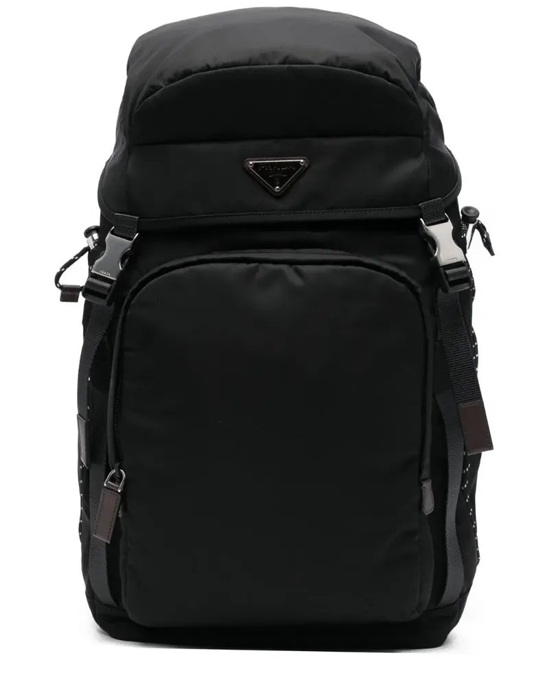 Prada Rucksack mit Kordelzug - Schwarz Schwarz