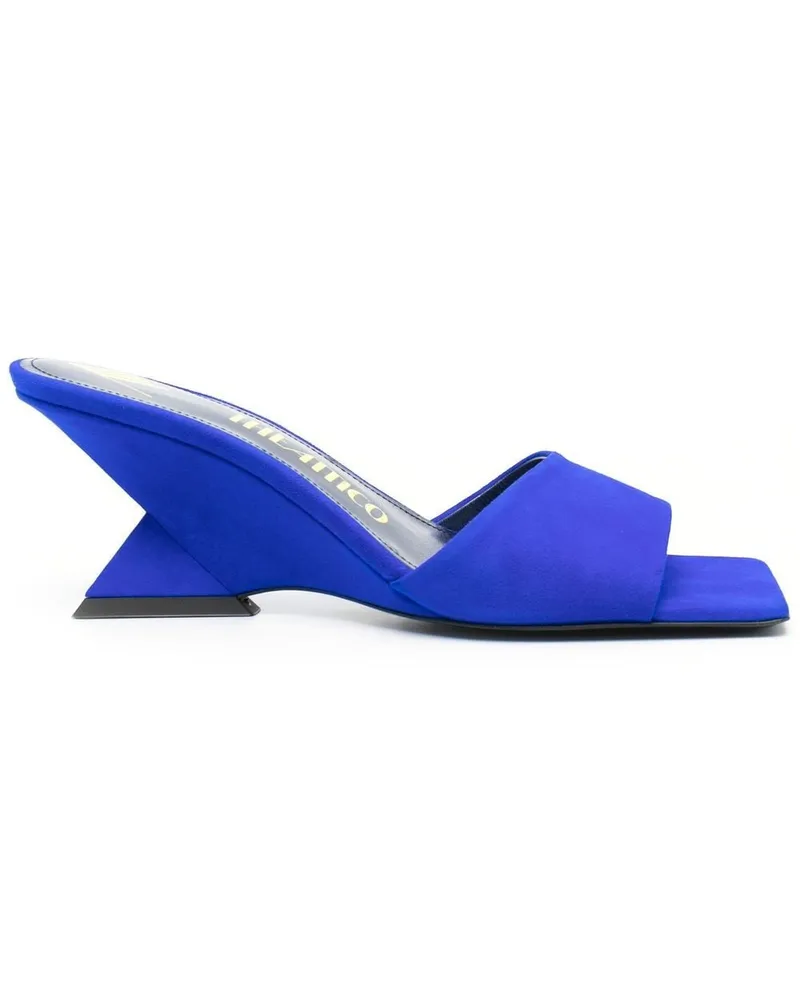 ATTICO Cheope Mules 75mm - Blau Blau