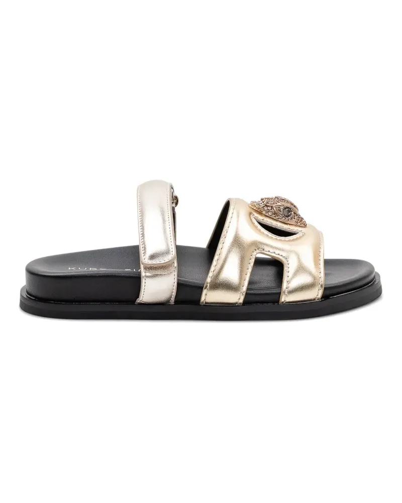 Kurt Geiger Eagle cut-out sandals - Gold Gold