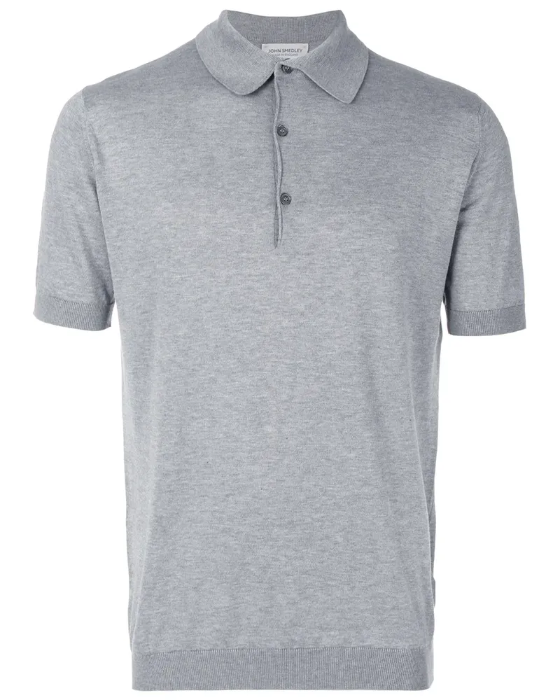 John Smedley Adrian' Poloshirt - Grau Grau
