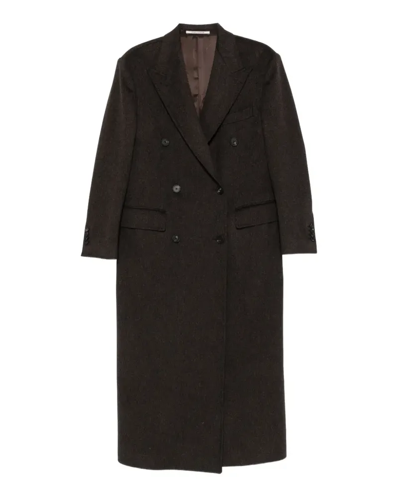 Tagliatore Caitlyn Mantel mit steigendem Revers - Braun Braun