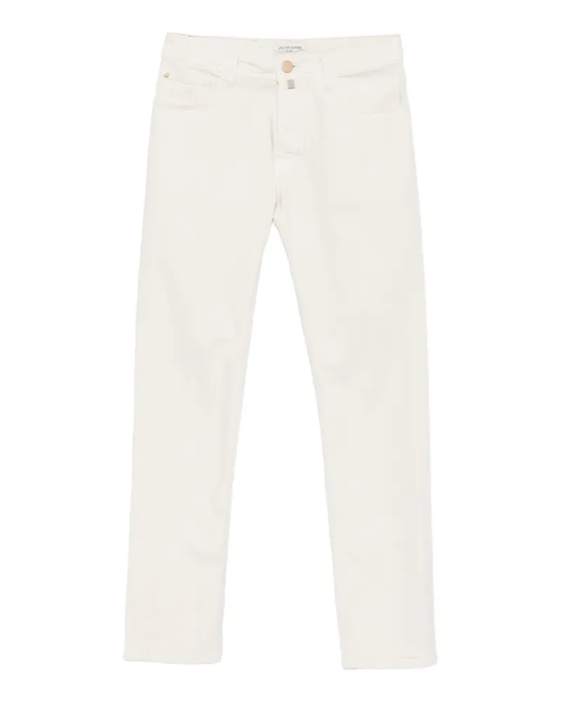 Jacob Cohën Bard Hose mit Logo-Patch - Nude Nude