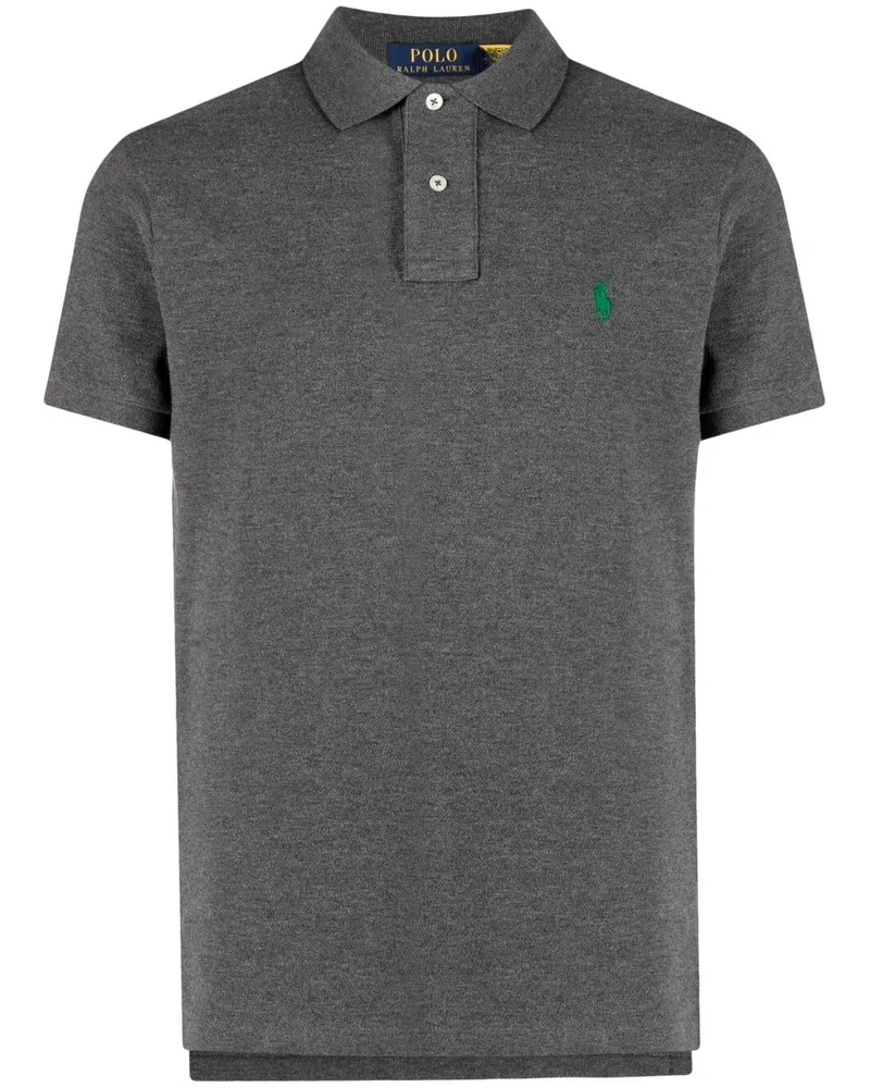 Ralph Lauren Poloshirt mit Logo-Stickerei - Grau Grau