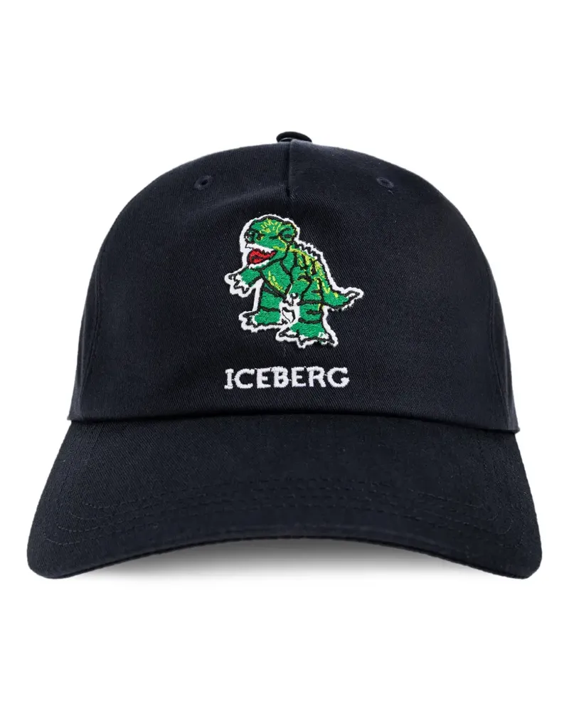 Iceberg embroidered baseball cap - Blau Blau