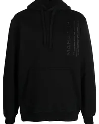 maharishi Hoodie mit Logo-Stickerei Schwarz