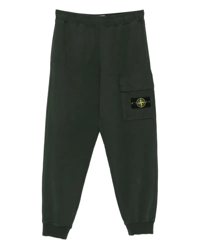 Stone Island Jogginghose mit aufgesetzter Tasche - Grün Grün