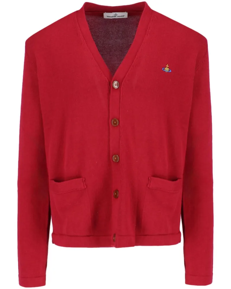 Vivienne Westwood Bestickter Cardigan - Rot Rot