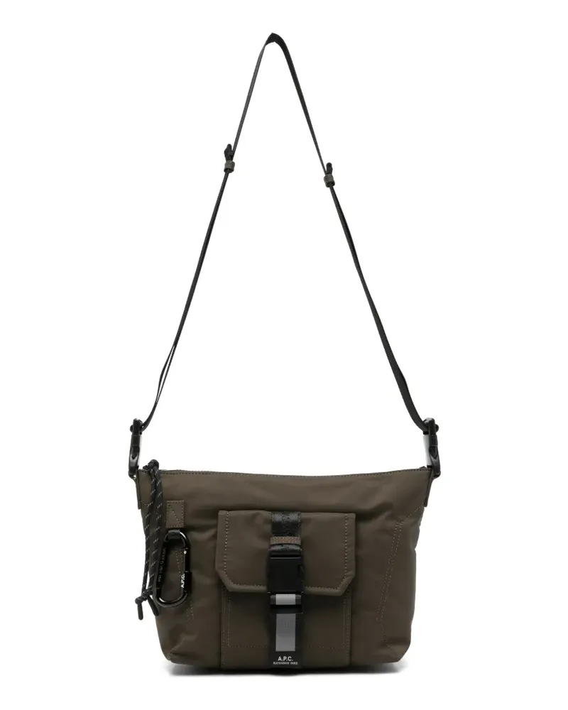 A.P.C. Kuriertasche mit Schnallenverschluss - Braun Braun