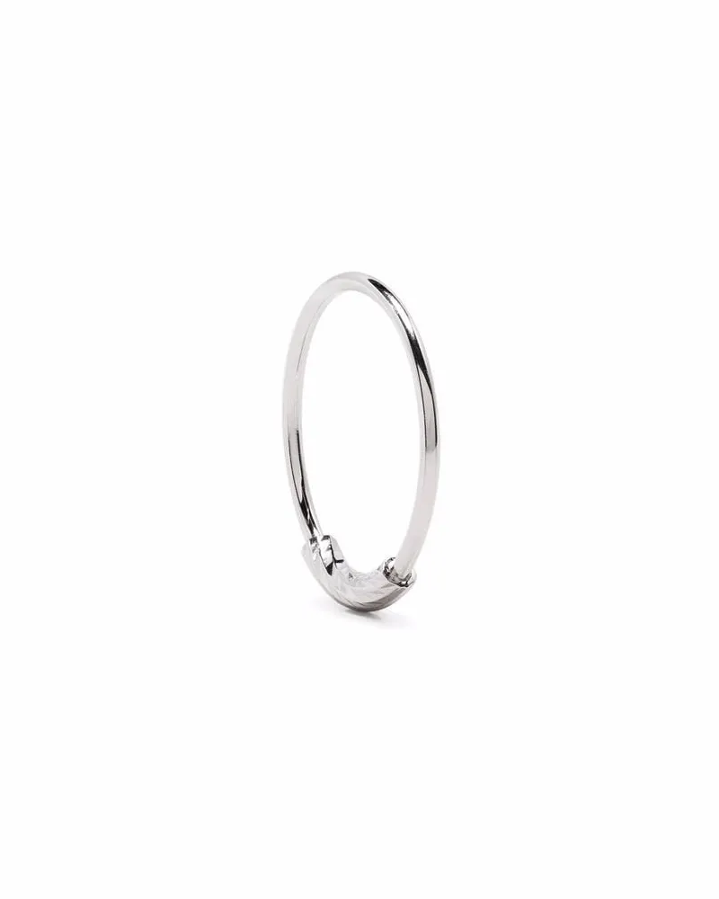 Maria Black 14kt Nancy 12 Weißgoldcreole - Silber Silber