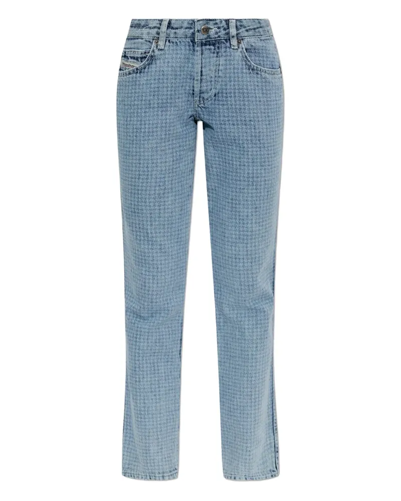 Diesel 1992 D-Jiann pattern jeans - Blau Blau